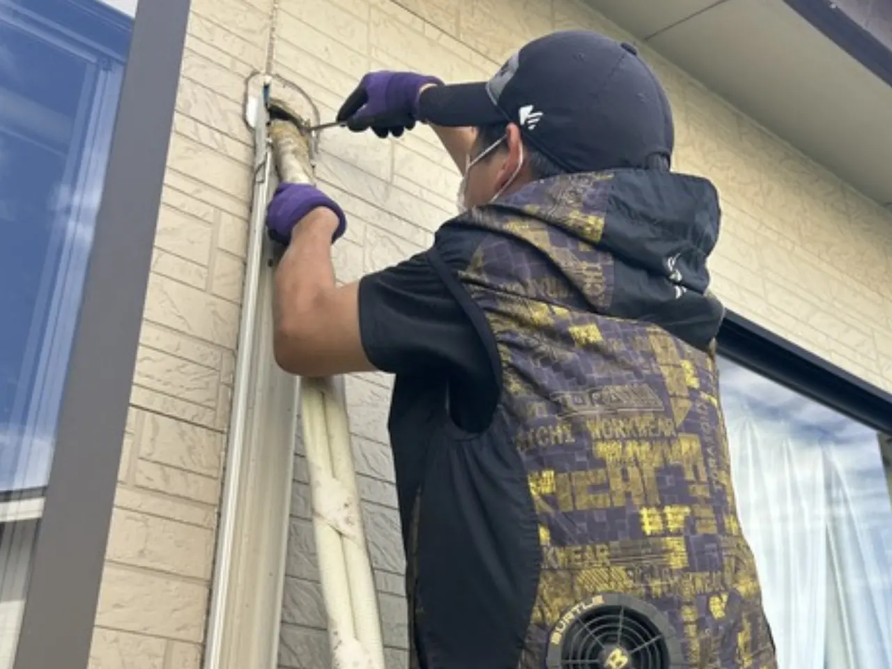 配管切断と回収